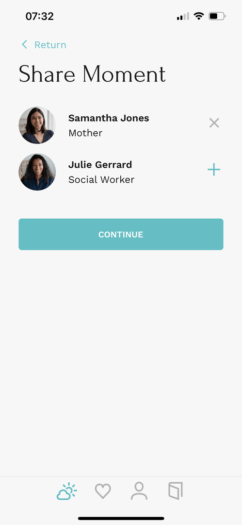 Journals: Share Moment